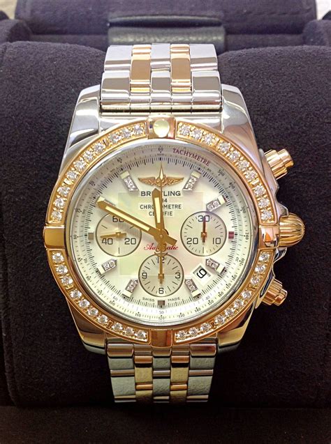 breitling chronomat 44 gold bzel